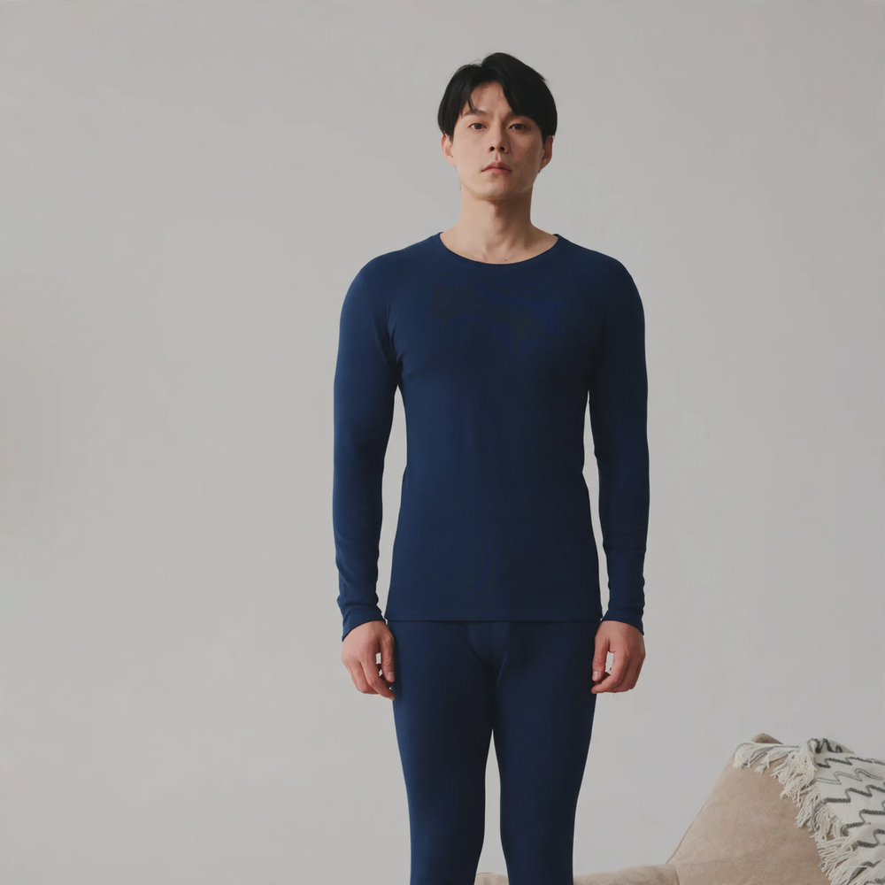 Women's Thermal Underwear Set, 280g Cotton, Antibacterial
