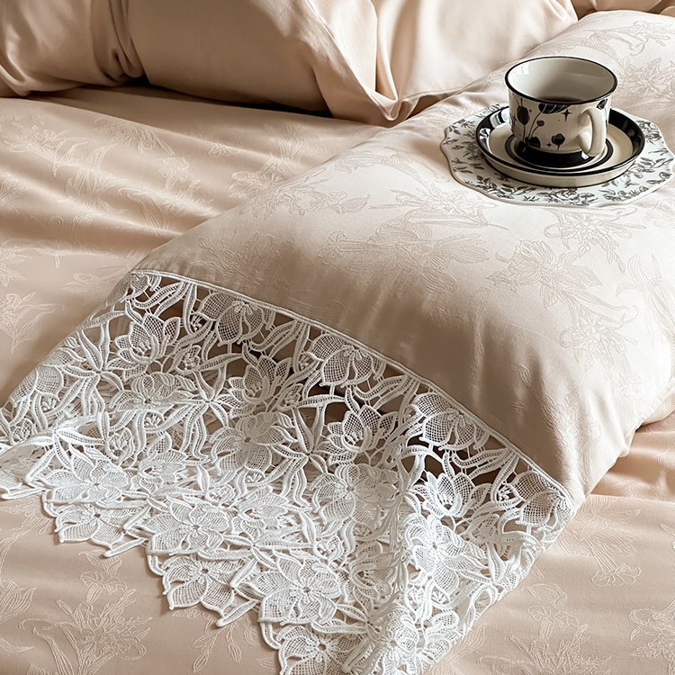 French Bed Linen Set, 4-Piece, Long-Staple Cotton