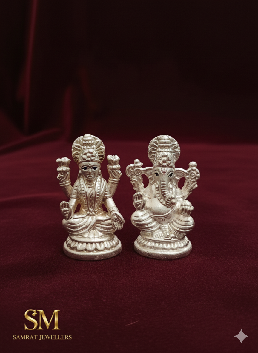 LAKSHMI GANESHA PAIR (SIZE-Small)