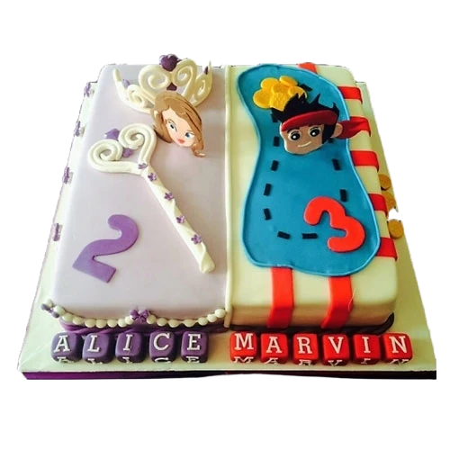 Sophia & Jake Birthday Cake CB-NC152