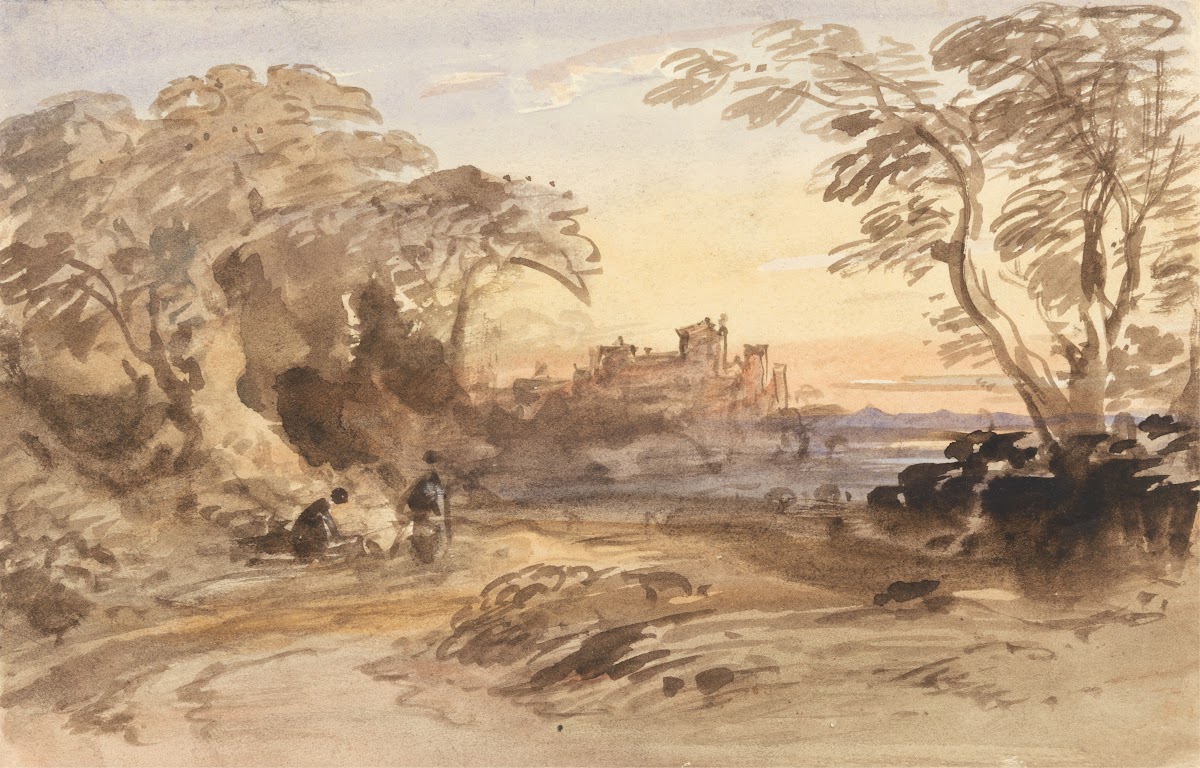 Landscape with Figures and Distant Castle 1804