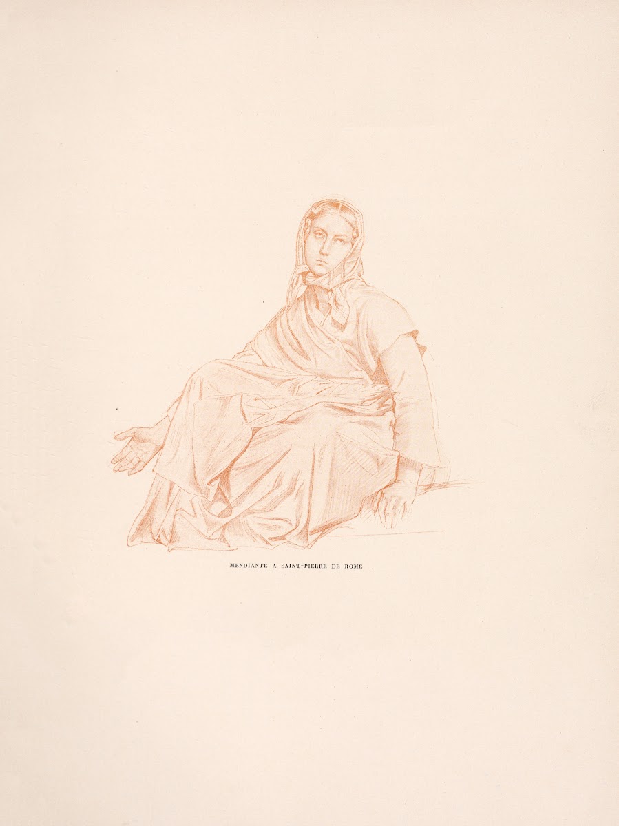 Mendiante à Saint Pierre de Rome 19th century