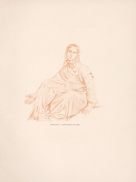 Mendiante à Saint Pierre de Rome 19th century
