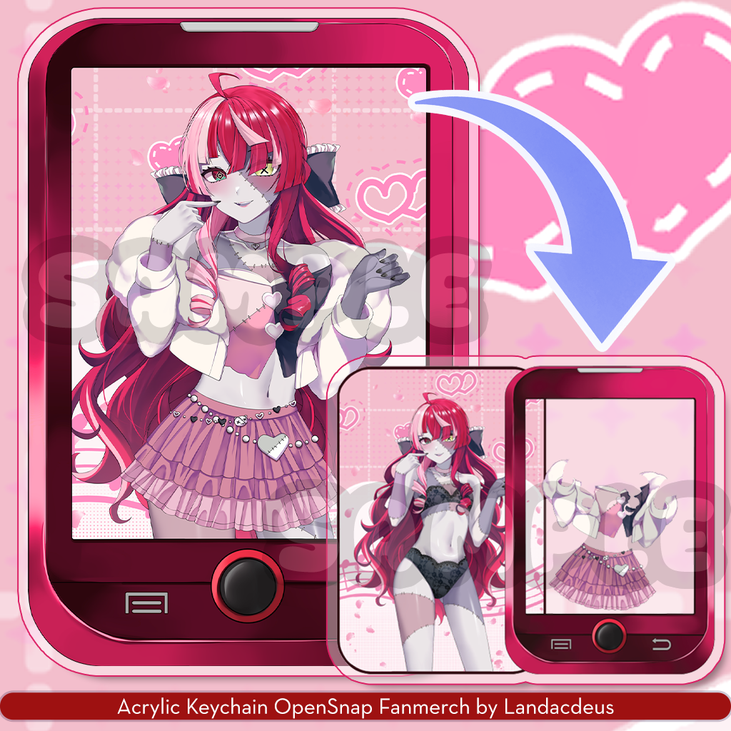 Kureiji Ollie Snap-Open Keychain by Landacdeus