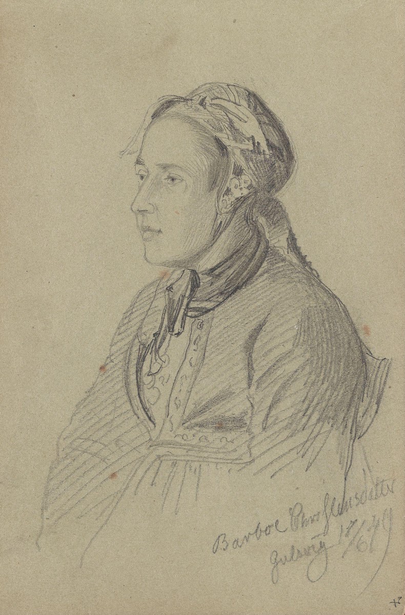 Barboe Christensdatter fra Gulsvik 1849