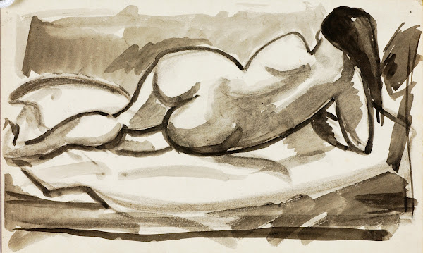 Reclining Female Nude 12 1968