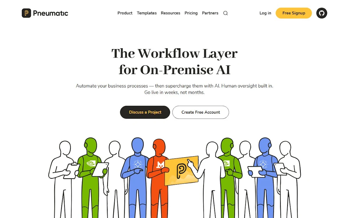 Captura de Pneumatic Workflow