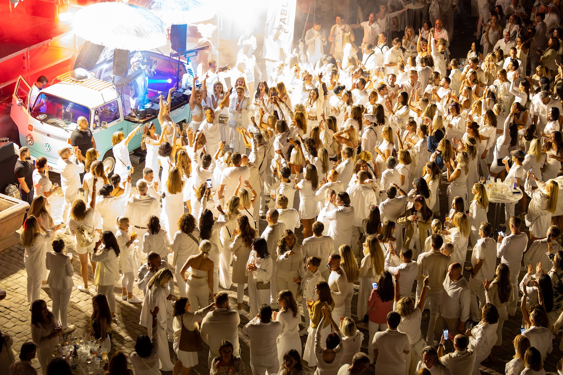 White Night Party auf dem Heidelberger Schloss