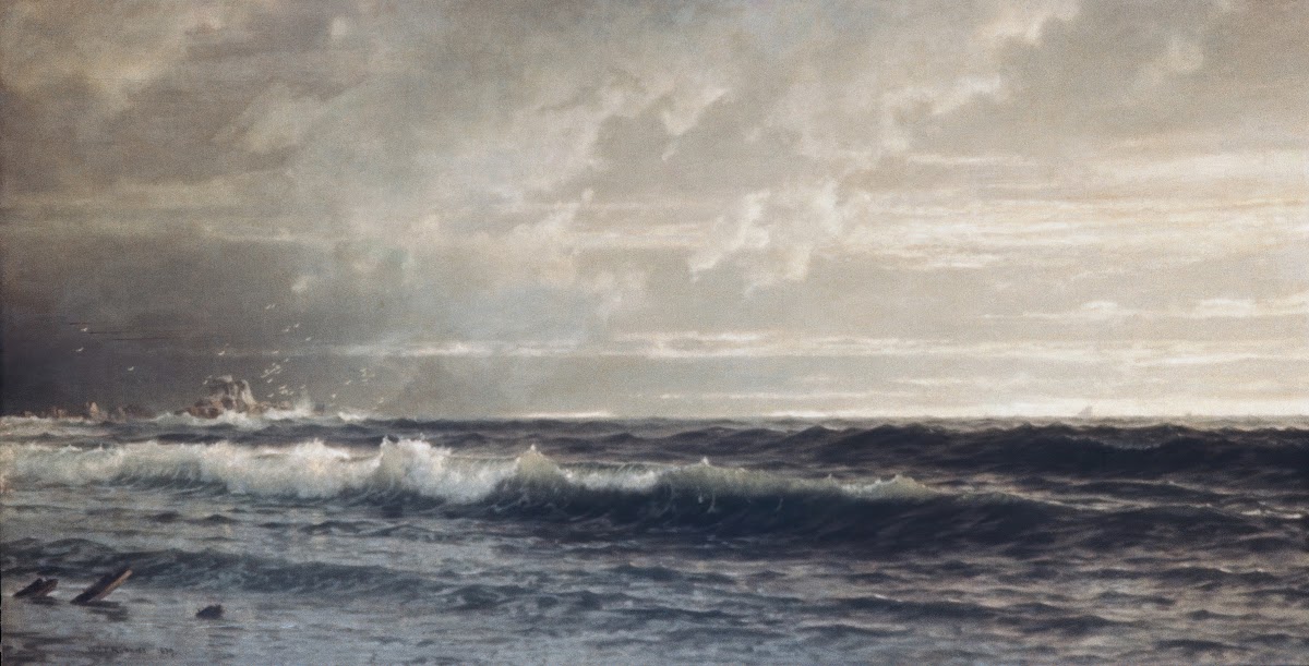 Near Lands End Cornwall 1879