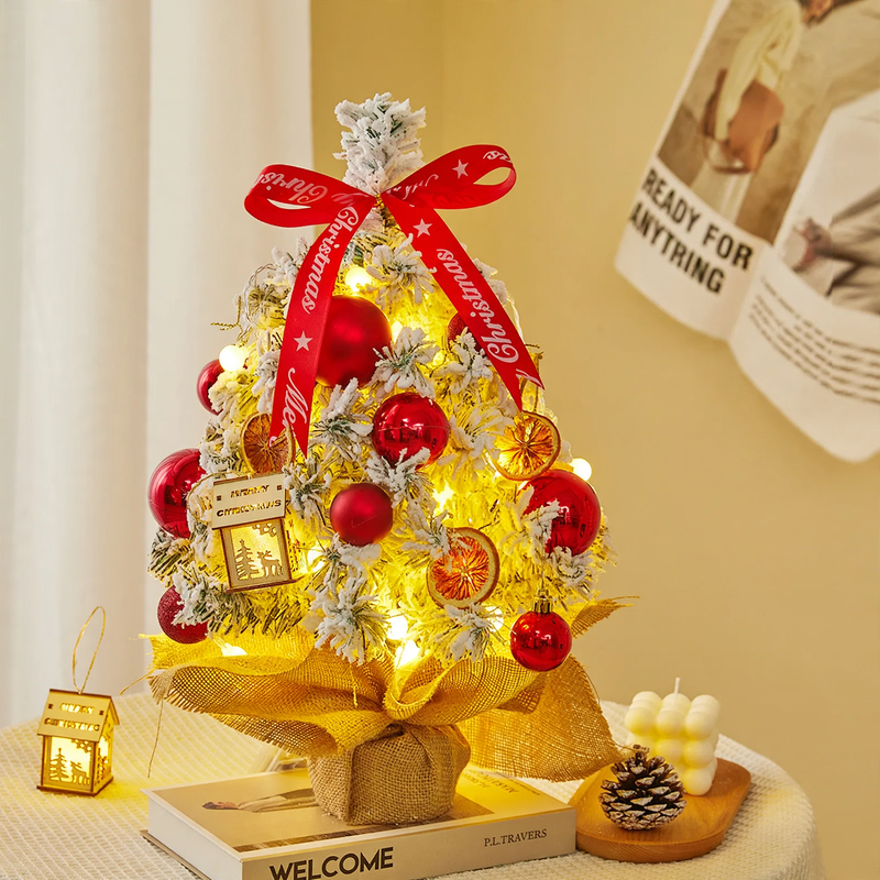 Mini-Weihnachtsbaum mit Beflockung, 45-90 cm