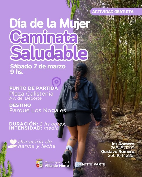 Día de la Mujer Caminata Saludable