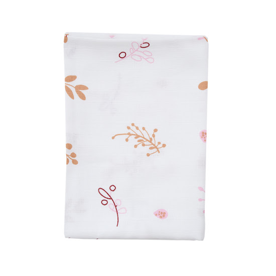 Пеленка Twins муслин однослойный 110х75 цвета в ассортименте Веточка