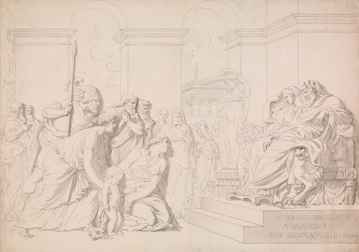Pyrrhus in the House of Glaucias ca1752 56