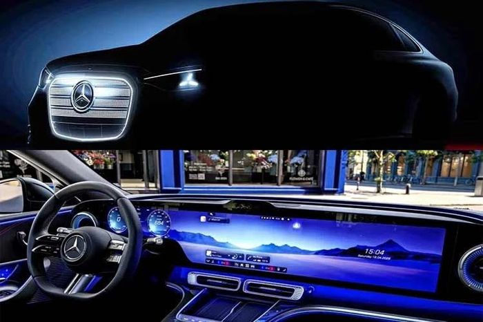 Mercedes-Benz C-Class điện lộ nội thất với màn hình 'khủng' 39,1 inch - Báo Tri thức &amp; Cuộc sống
