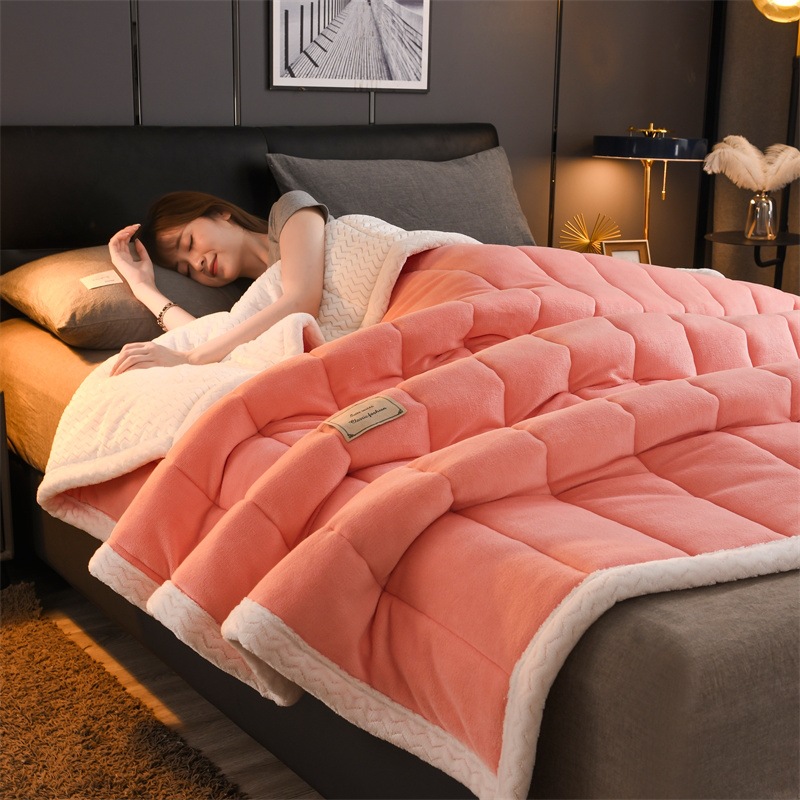 Fleece blanket, versatile, quilted