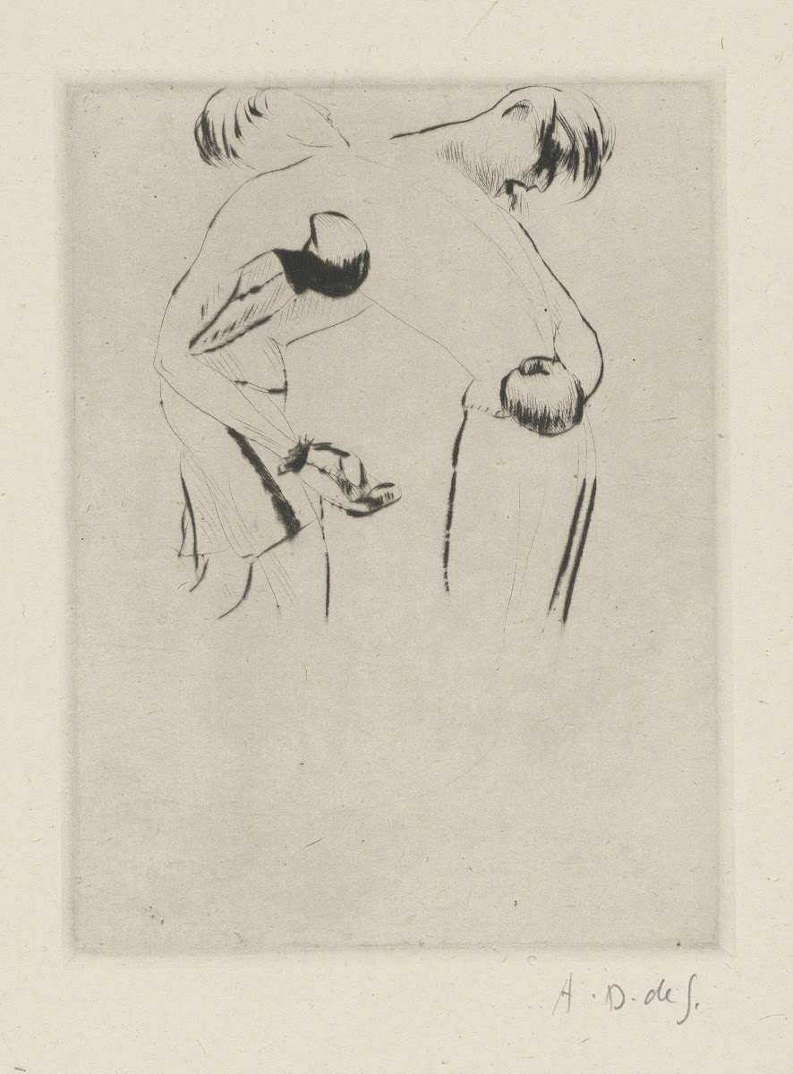 Tableau de la boxe illustré de 29 gravures à leau forte pl 26 1923
