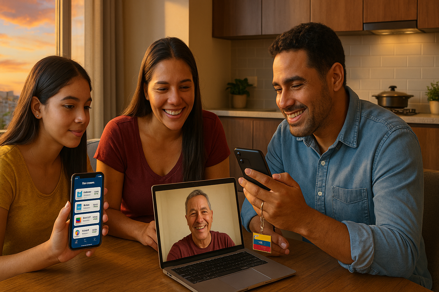venezolanos en el exterior comparando opciones de remesas y tipo de cambio