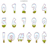 Canva Frames Kids Doodle Font Alphabets Sketchted Outlines photo 4 template 264