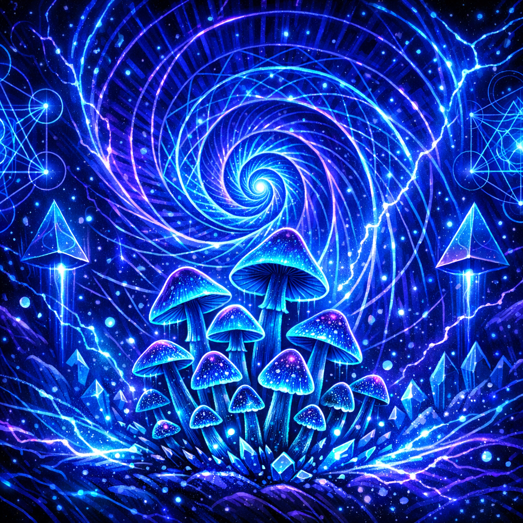 best mushroom strains for beginners lifestyle-expressive scene vivid color
