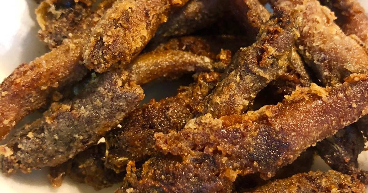 Cá bống dừa lắc bột chiên giòn