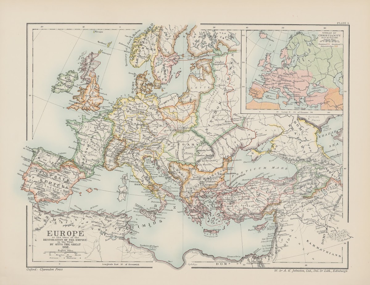Europe In The Time Of Otto The Great 1903