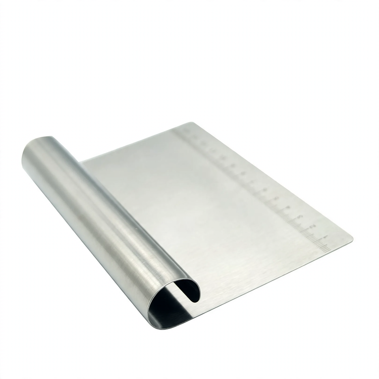 Stainless Steel Dough Scraper with Measuring Scale