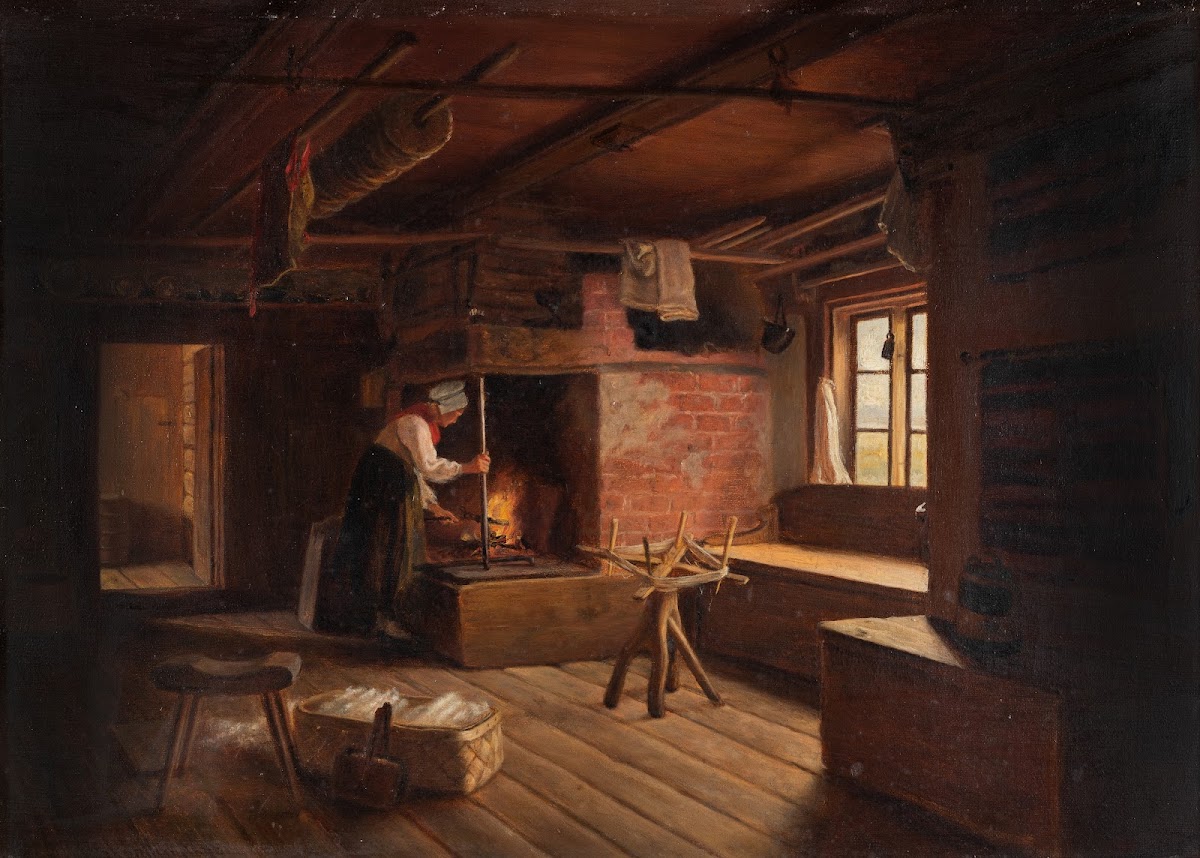 Cottage in Dalecarlia 1870