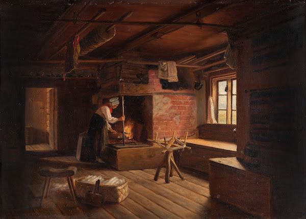 Cottage in Dalecarlia 1870