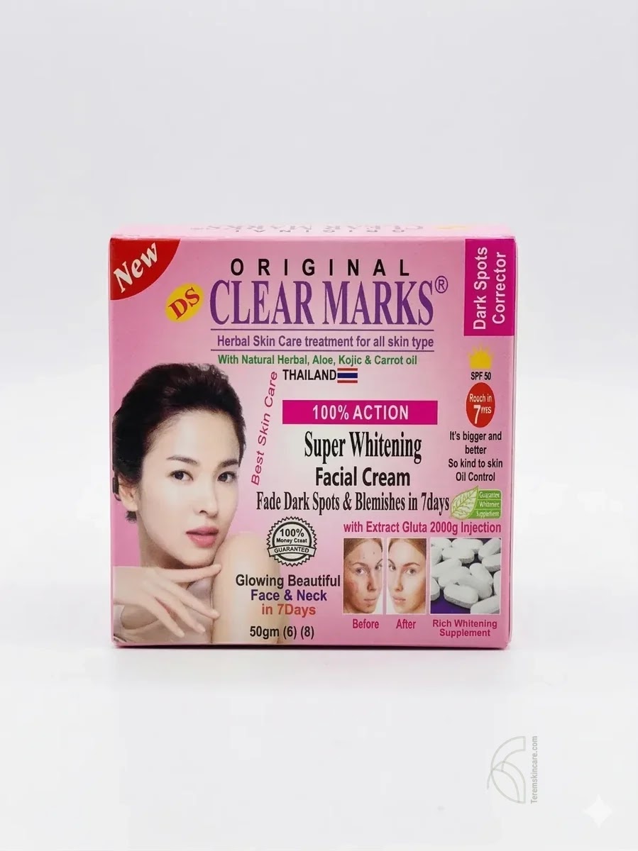 Clear Marks 100% Action Super Whitening Facial Cream
