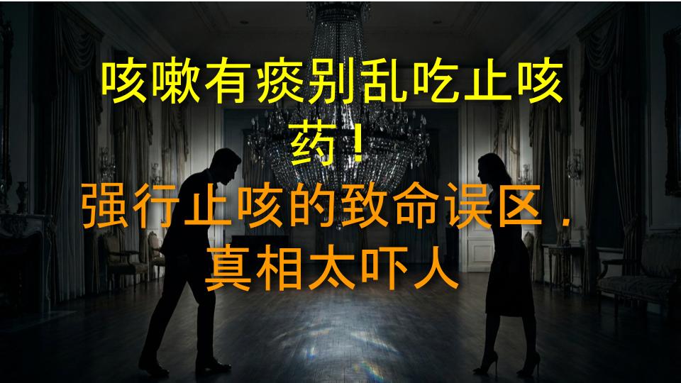 咳嗽有痰别乱吃止咳药！强行止咳的致命误区，真相太吓人