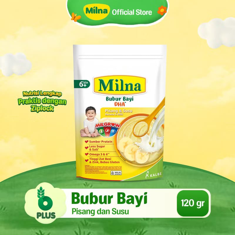 Milna Bubur Bayi Pisang Susu