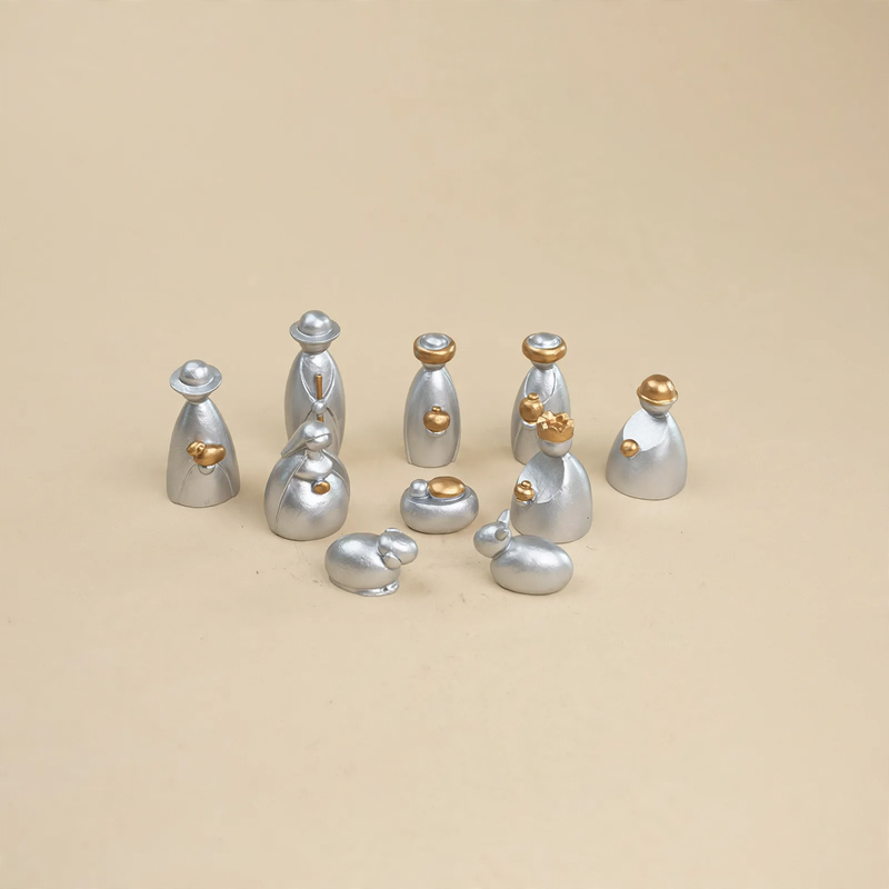 Nativity Figure Set Made of Resin