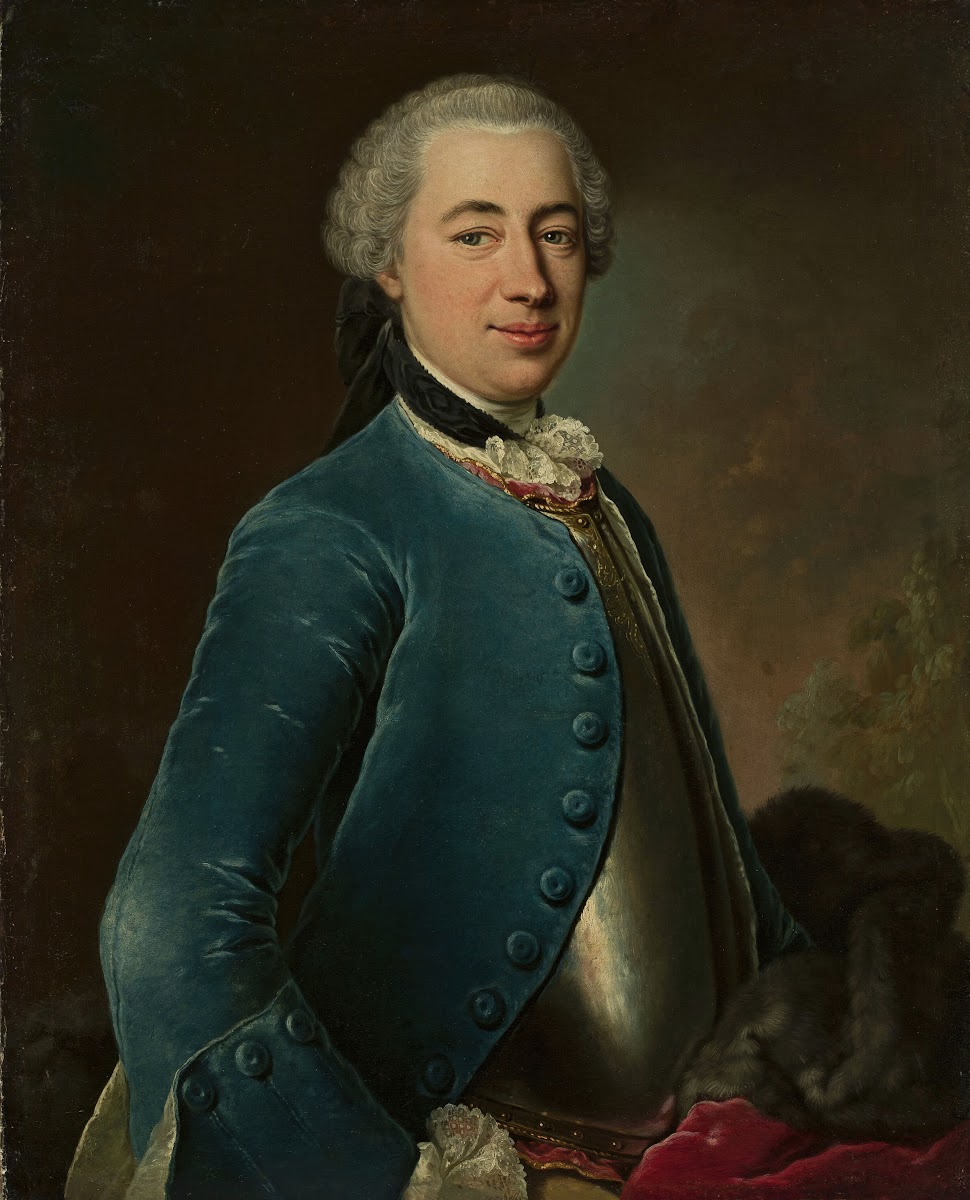 Portrait Of A Man In Armour 1755