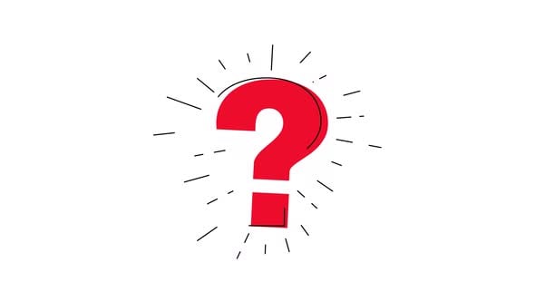 Animated Question Mark with Radiating Lines Reveal Free Download – Envato Elements