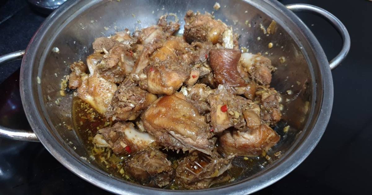 Gà tre kho sả ớt