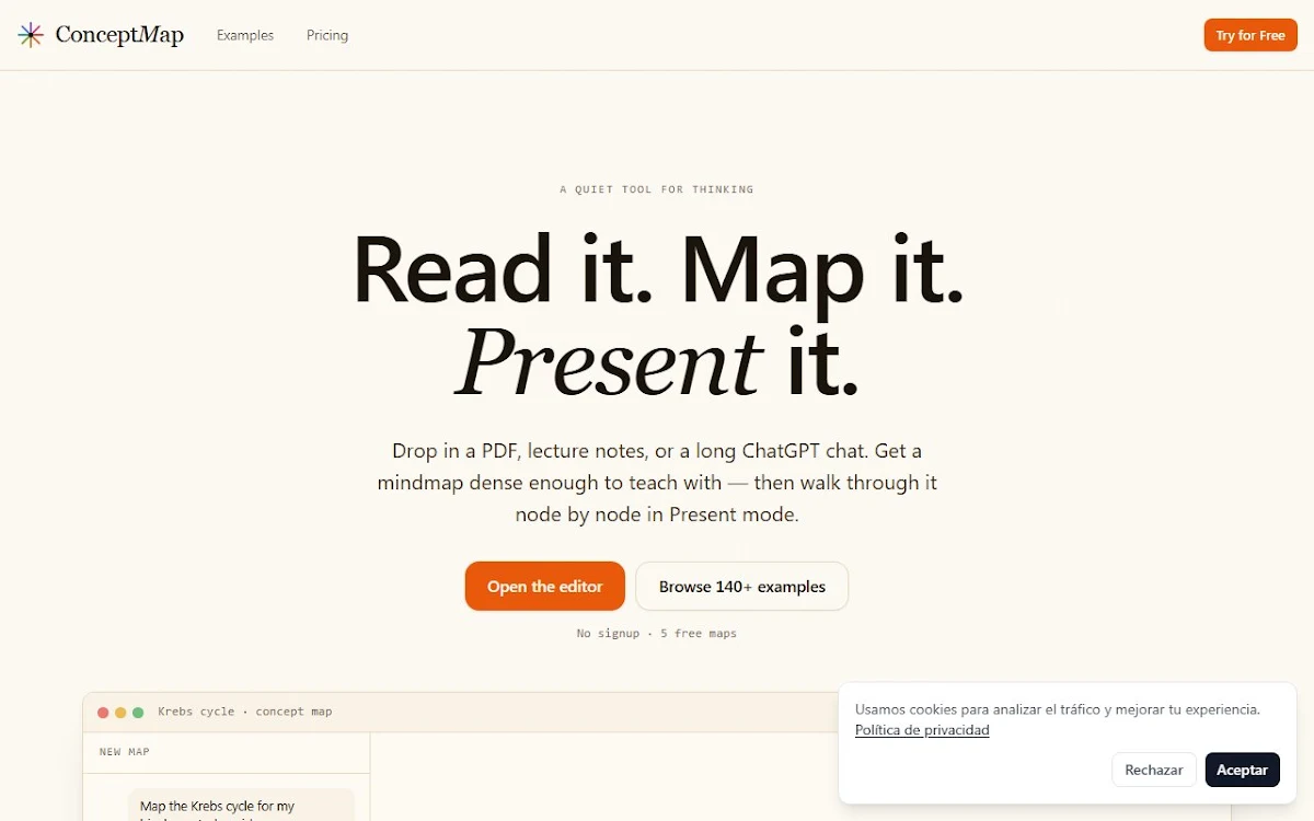 Captura de ConceptMap