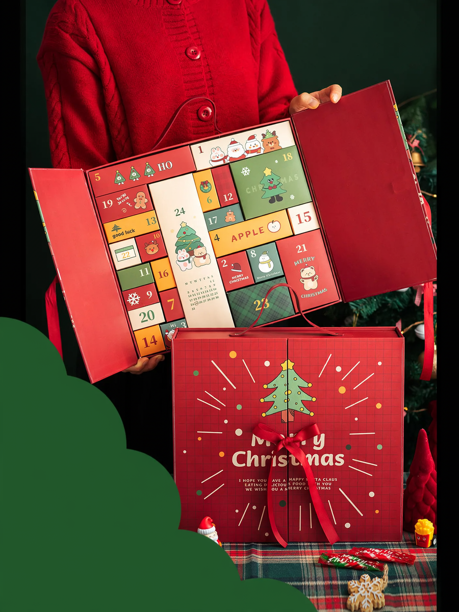 DIY-Adventskalender-Geschenkboxen, leer