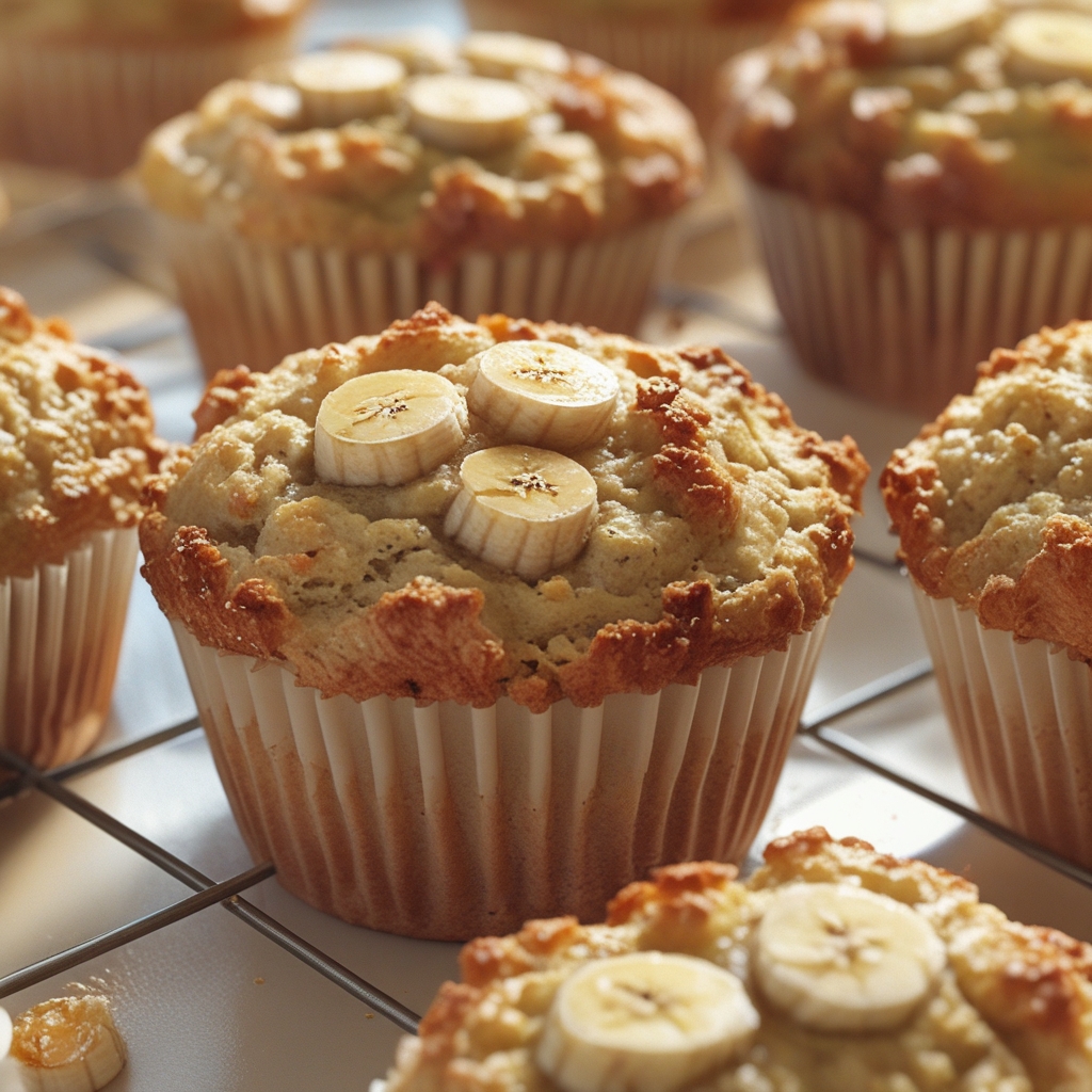 Greek Yogurt Banana Muffins: The Easiest Recipe Ever! Quick & Homemade Breakfast Treat finished