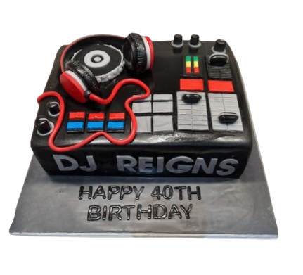 DJ Themed Birthday Cake CB-NC652