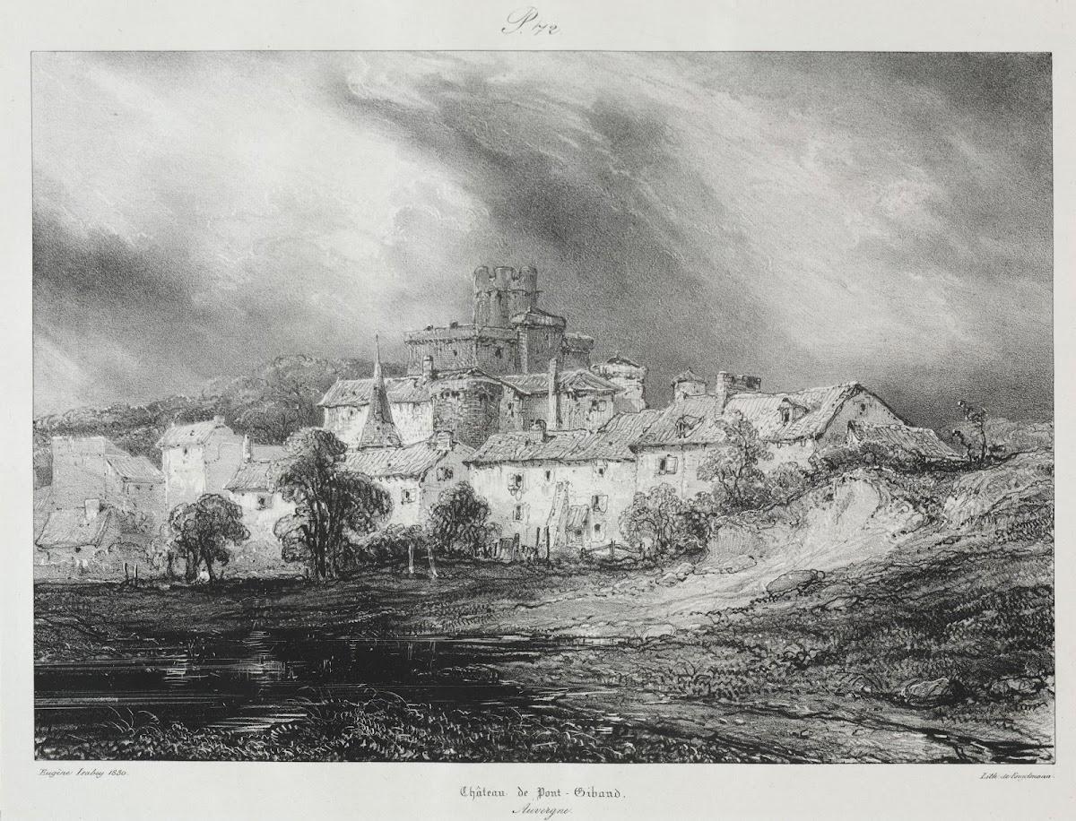Château de Pont Gibaud 1830