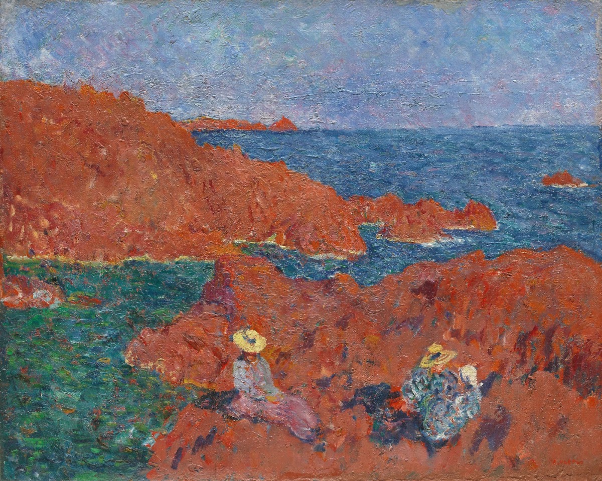 Les Rochers rouges 1900