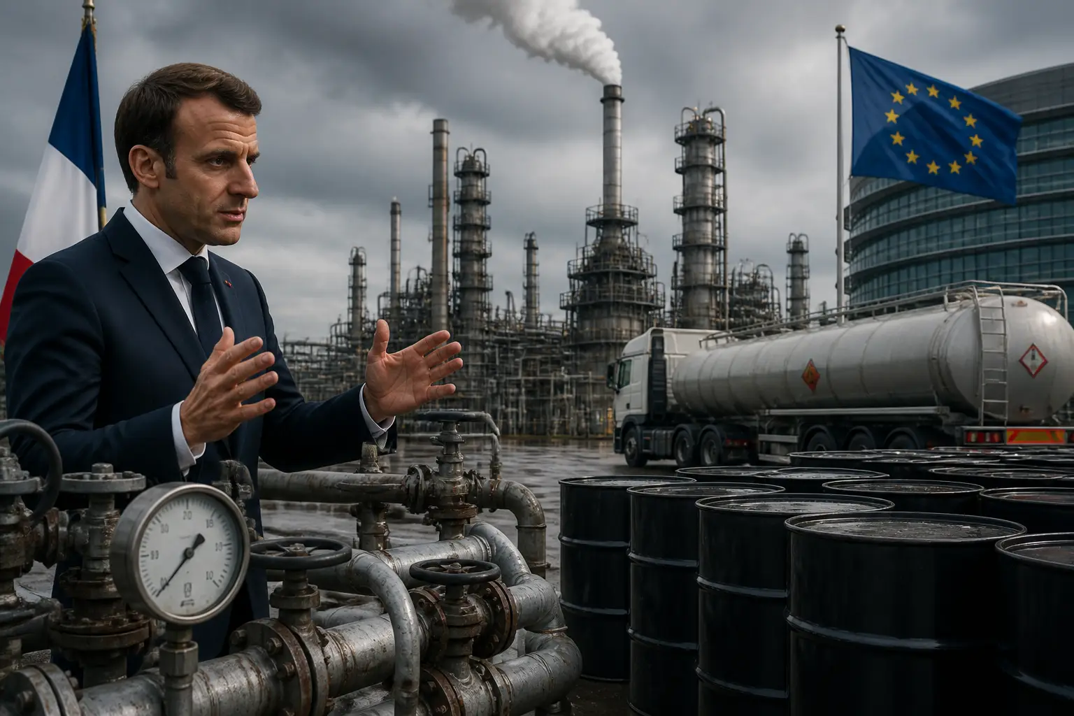 Editorial image for France warns of fresh oil shock, urges EU to free up refinery capacity