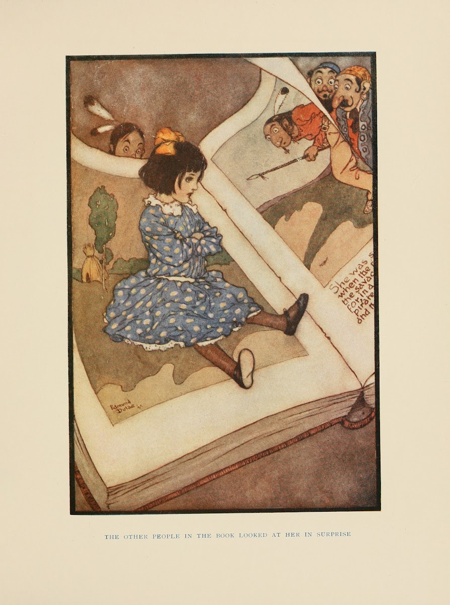 The other people in the book looked at her in surprise 1910