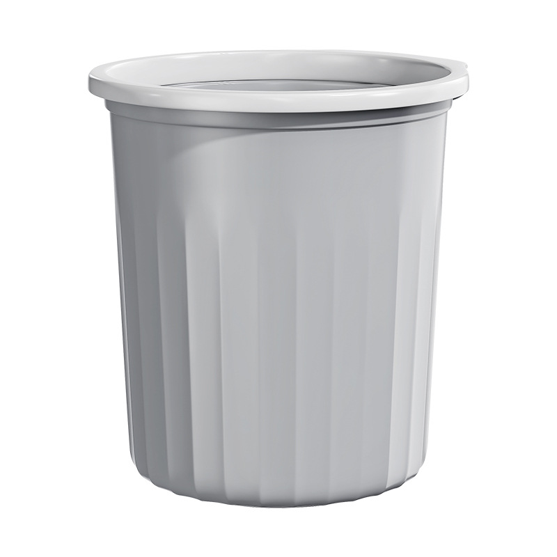 Plastic wastebasket, 4 L, cylindrical