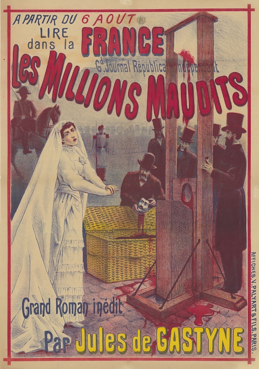 A partir du 6 aout lire dans La France les Millions maudits 1890