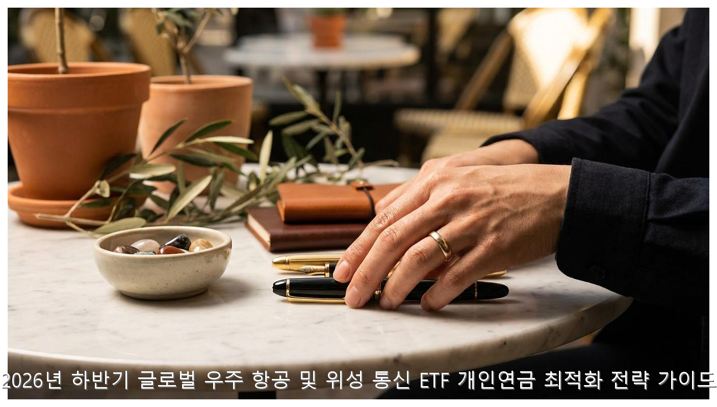 2026년 하반기 글로벌 우주 항공 및 위성 통신 ETF 개인연금 최적화 전략 가이드 핵심 안내 및 분석 인포그래픽 (4)