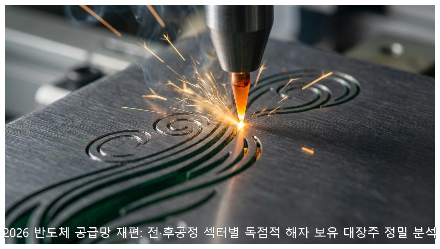 2026 반도체 공급망 재편: 전·후공정 섹터별 독점적 해자 보유 대장주 정밀 분석 핵심 안내 및 분석 인포그래픽 (3)