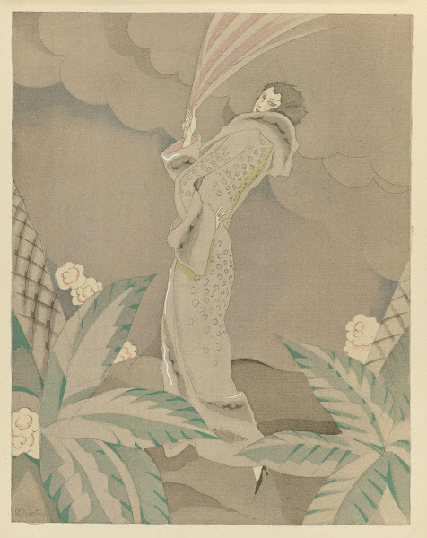 La femme a lémeraude  Manteau en tigre de Max Leroy 1923