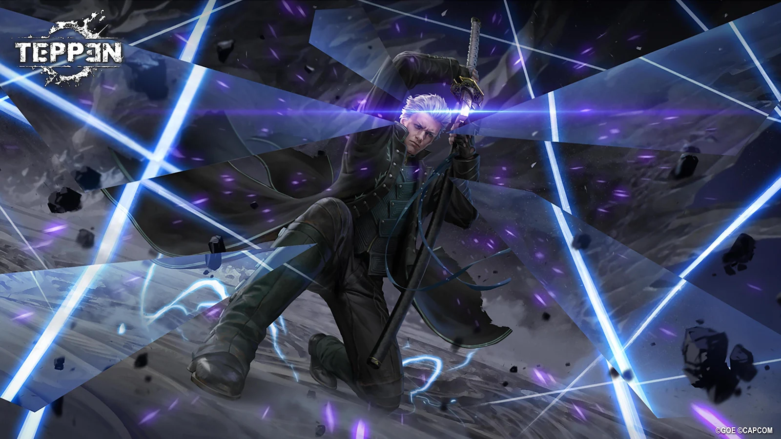 Vergil From Devil May Cry - Digital Game Art 4K Wallpaper (4096x2304)