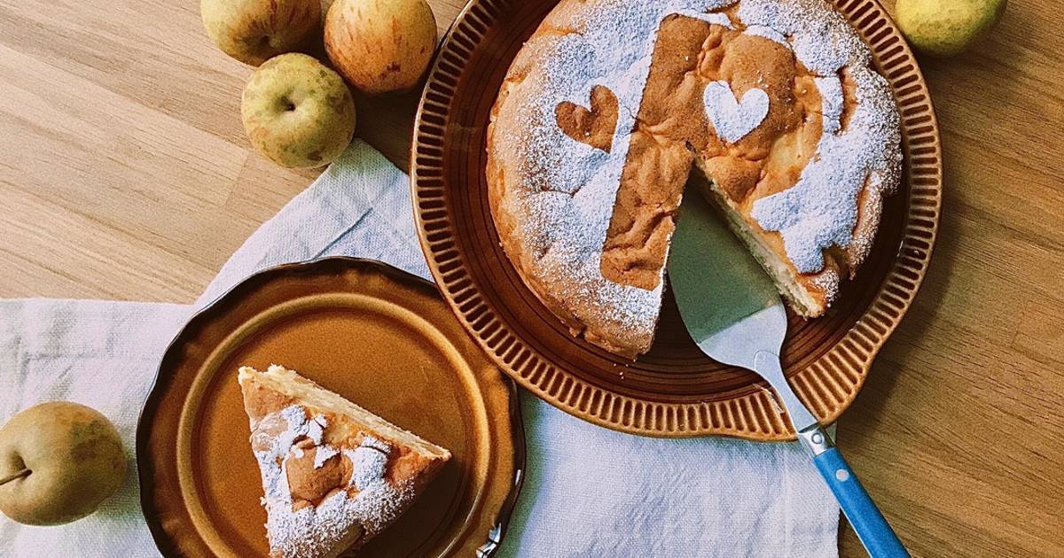 💚 Bánh Táo Kiểu Nga Cổ Điển - Sharlotka Apple Cake